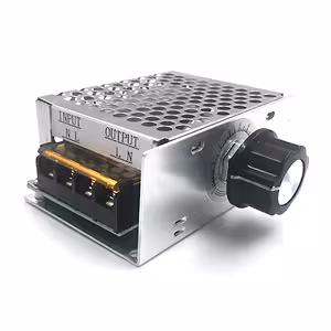 220V AC 4000W Feszültségszabályozó – Elektromos Motor Fordulatszám Szabályzó Flexhez, Ventilátorhoz, Páraelszívóhoz, Porszívóhoz