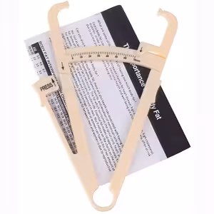 Szczypce Pomiaru Tłuszczu w Ciele – Kaliper Fitness do Precyzyjnego i Taniego Pomiaru