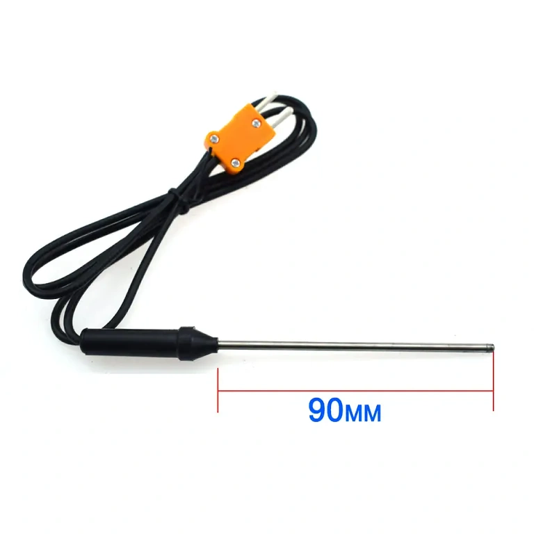 K típusú magas hőmérsékletű termoelem szonda Professzionális K típusú szonda 1300°C-ig