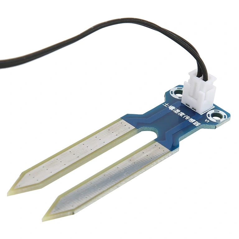 Talajnedvesség-érzékelő panellel és vezetékes detektálóval