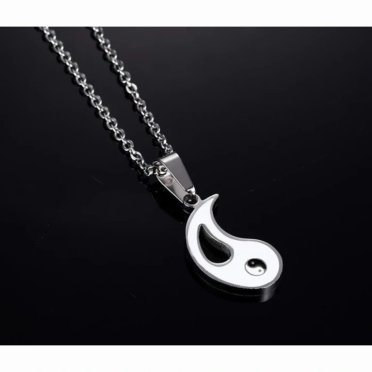 Medalion Yin Yang podzielony dla dwóch osób