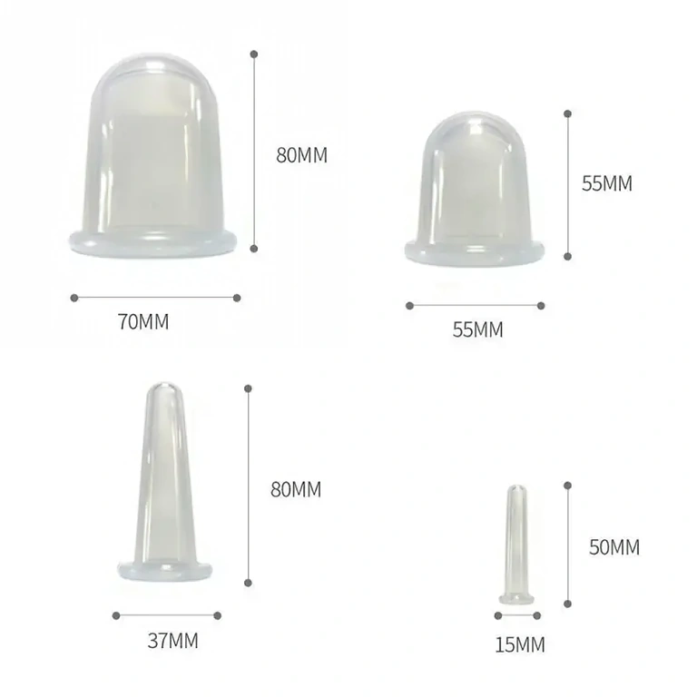 4 silikonowe bańki o różnych rozmiarach do wszechstronnego zastosowania