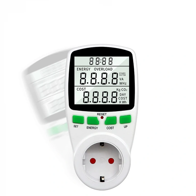 Urządzenie z wyświetlaczem koszt/kWh i funkcją szacowania wydatków miesięcznych