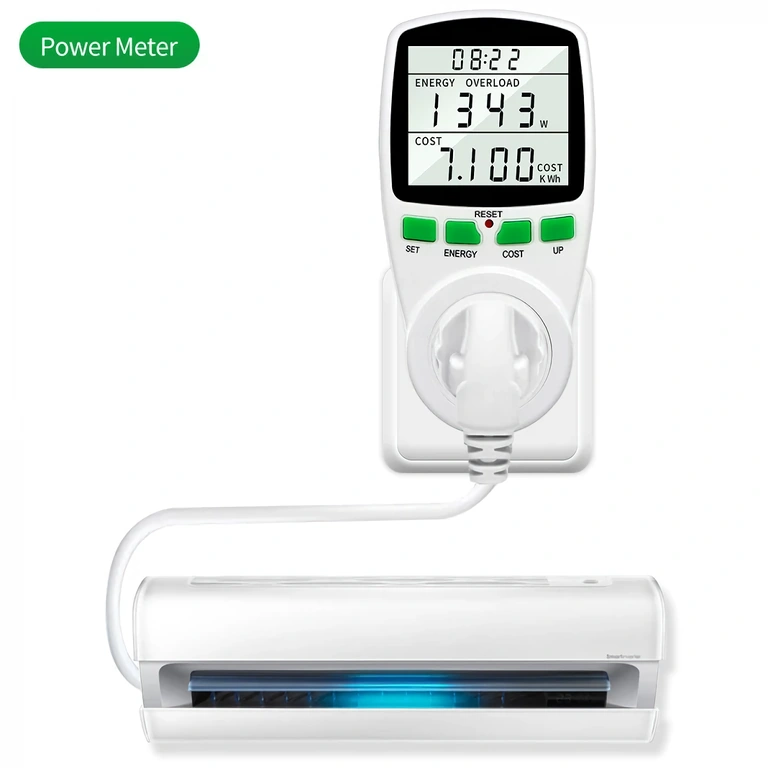 Miernik prądu elektrycznego dla urządzeń podłączonych do gniazdka