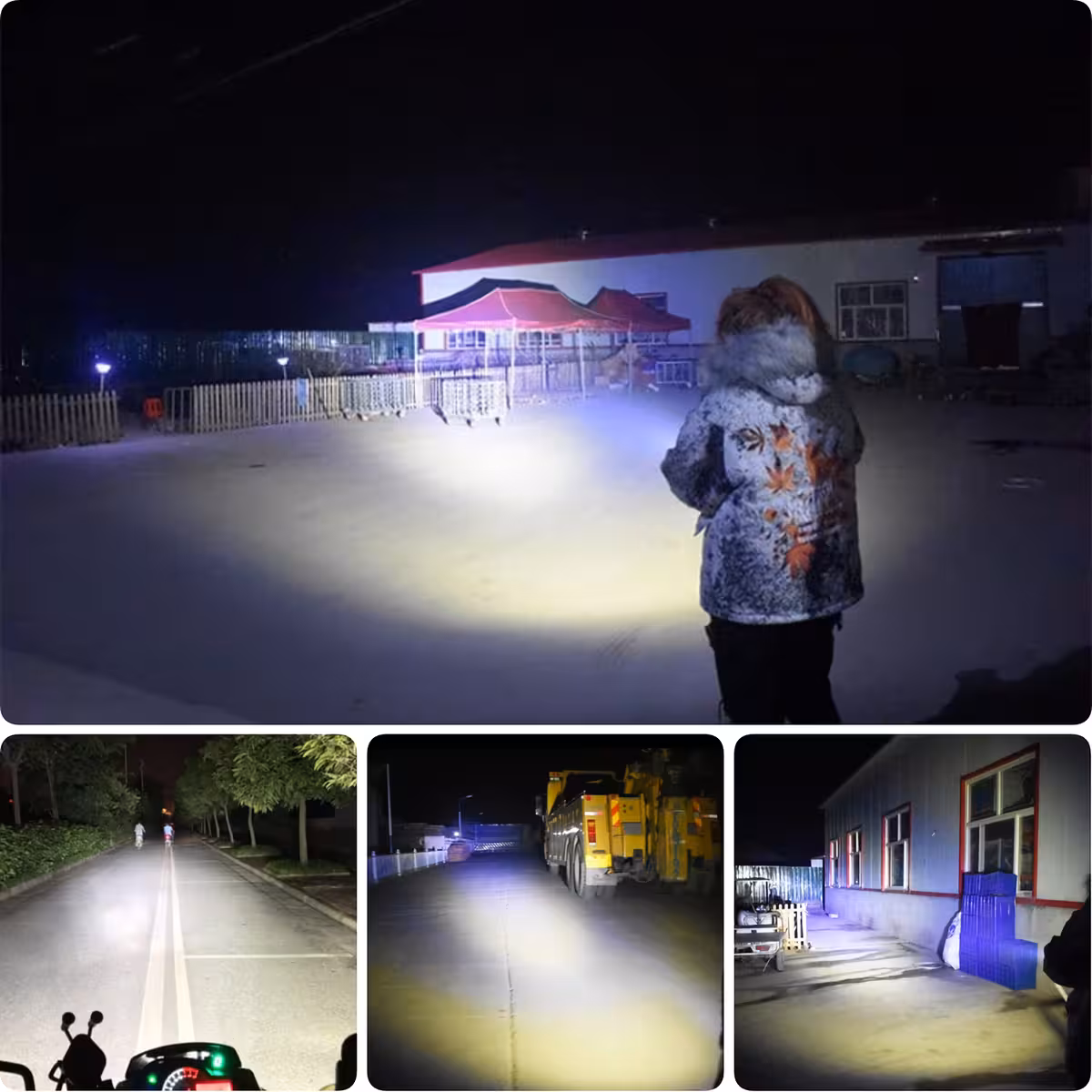 Mocne oświetlenie dla bezpieczeństwa i widoczności