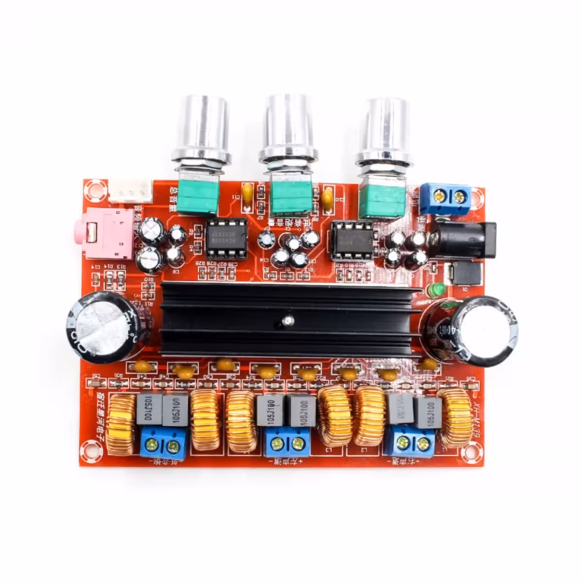 Położenie komponentów i ścieżki na płytce XH-M139