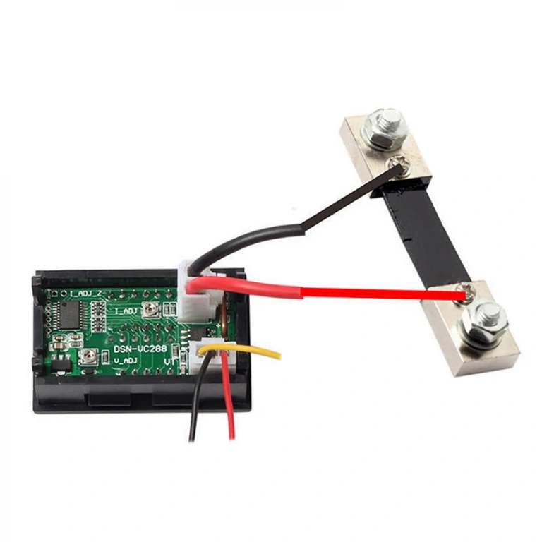 Amperomierz cyfrowy DC 100A z szuntem Precyzyjny amperomierz z szuntem do dużych prądów