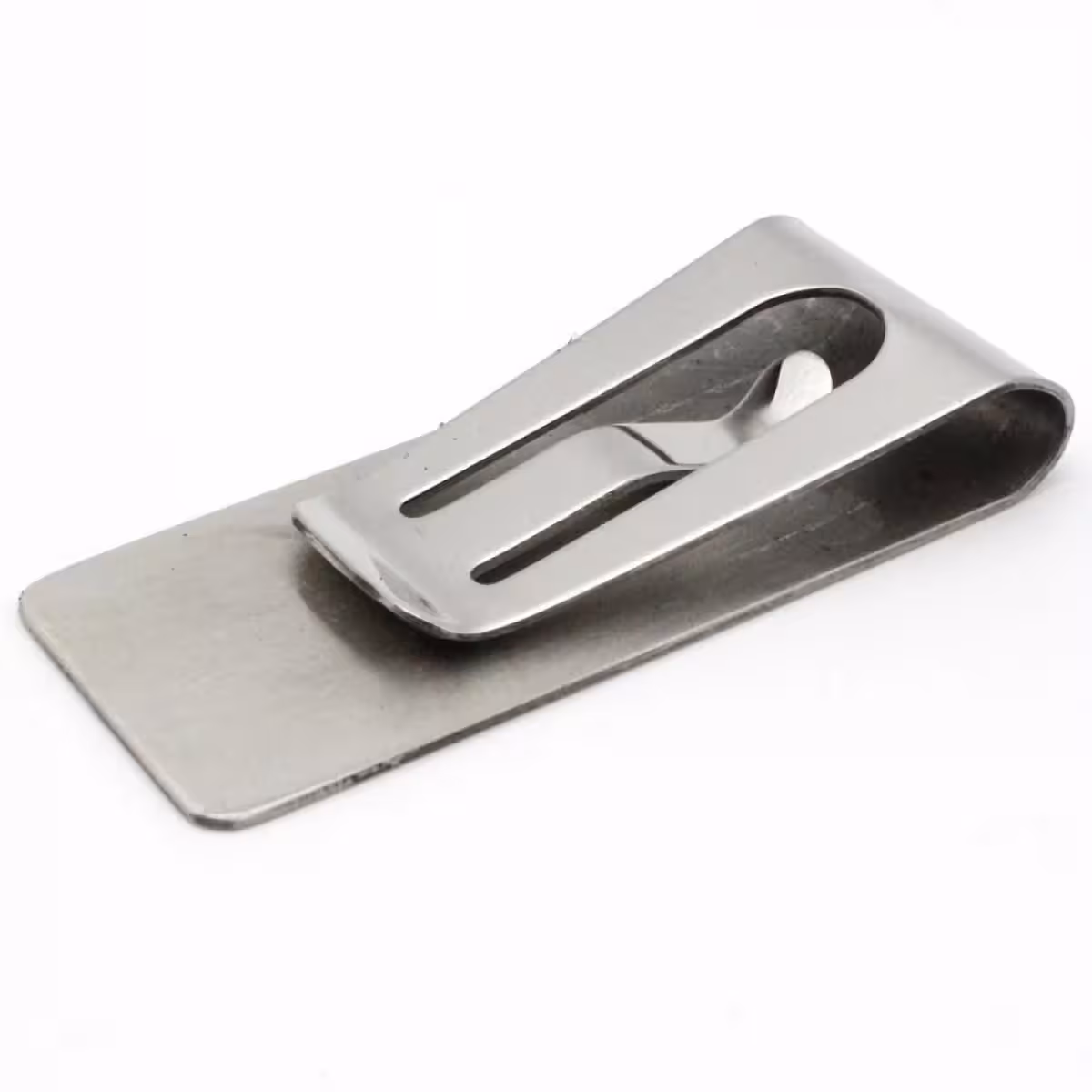 Kompaktowa metalowa klamra do bezpiecznego przechowywania kart