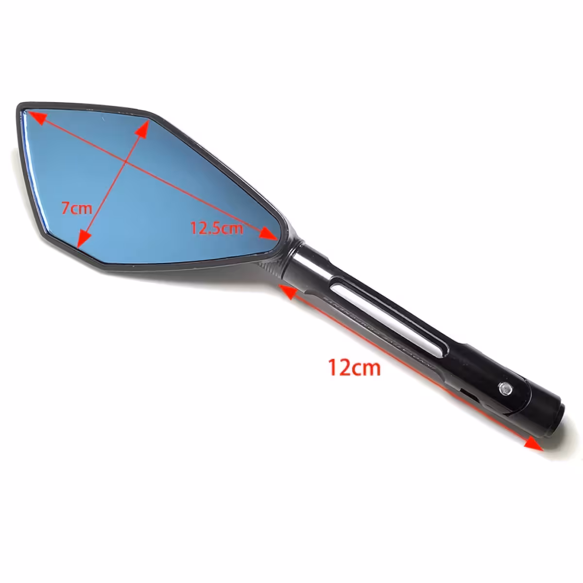 Eleganckie lusterka z wytrzymałym mocowaniem do każdego motocykla