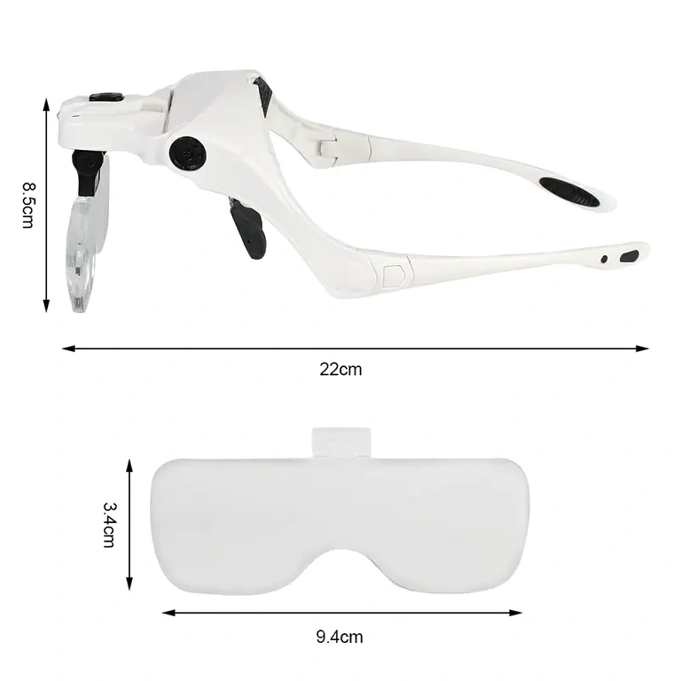 Przezroczyste i trwałe soczewki akrylowe do prac profesjonalnych lub hobbystycznych