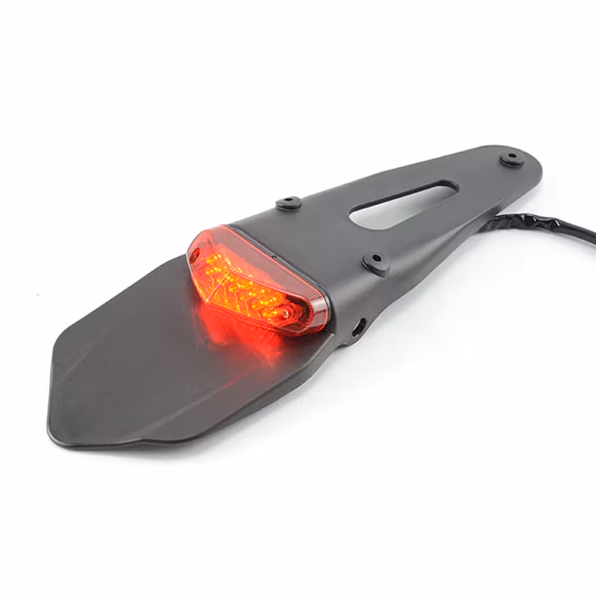 Tylny błotnik z funkcją wbudowanego światła stop dla motocykla