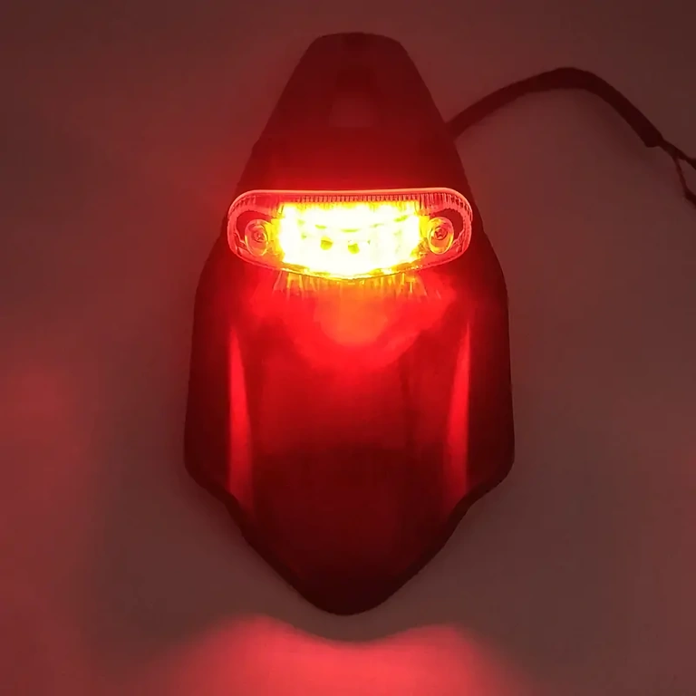 Czerwone światło hamulca LED dirtbike Tylne światło LED do hamulca z 12 czerwonymi diodami LED, kompatybilne off-road