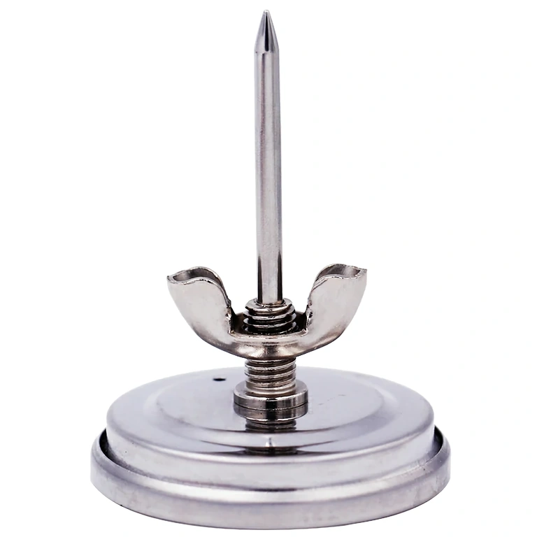 Termometr z klipsem do wędzarni lub grilla Termometr z sondą i klipsem do mocowania na pokrywie grilla