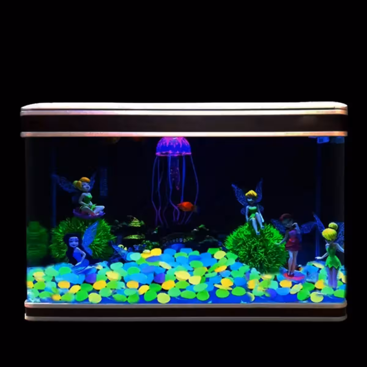 Dekoracyjne kamienie fosforyzujące do akwarium