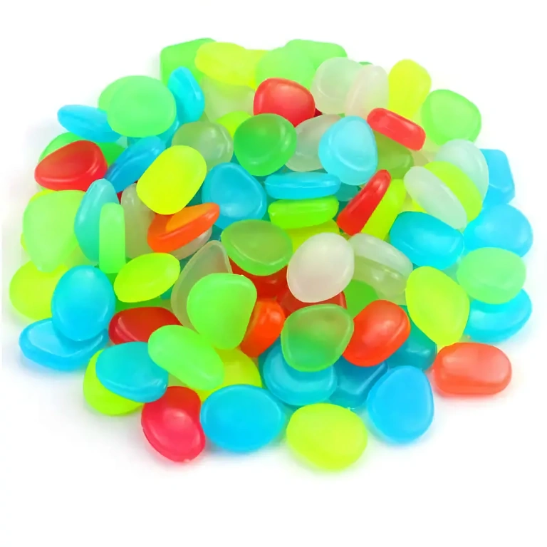 Dekoracyjne kamienie emitujące światło Fosforyzujące kamienie do aranżacji przestrzeni