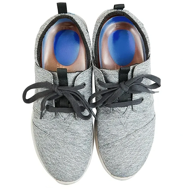 Silikonowe podpórki do pięt – redukcja bólu Ortopedyczne wkładki z miękkiego silikonu, wielokrotnego użytku i łatwe do prania