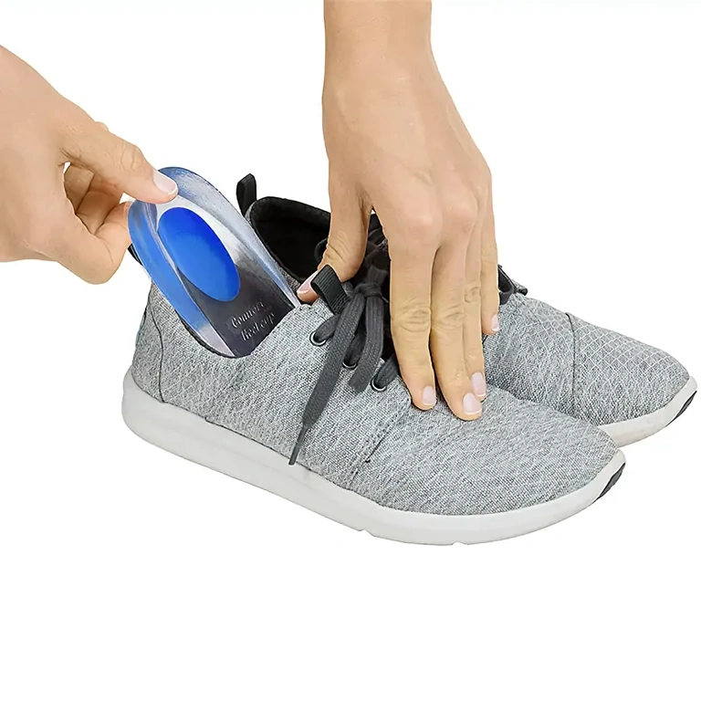 Ortopedyczne wkładki silikonowe do obuwia Miękki ortopedyczny podnóżek pod pięty, idealny przy bólu stóp