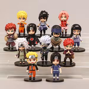 Zestaw 12 Figurki Naruto Shippuden – Zabawki Manga Anime, Idealny Prezent dla Fanów