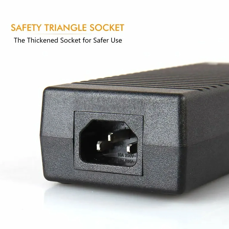 Adapter zasilania 220V AC do 12V DC, 10A, do sprzętu samochodowego i hulajnóg