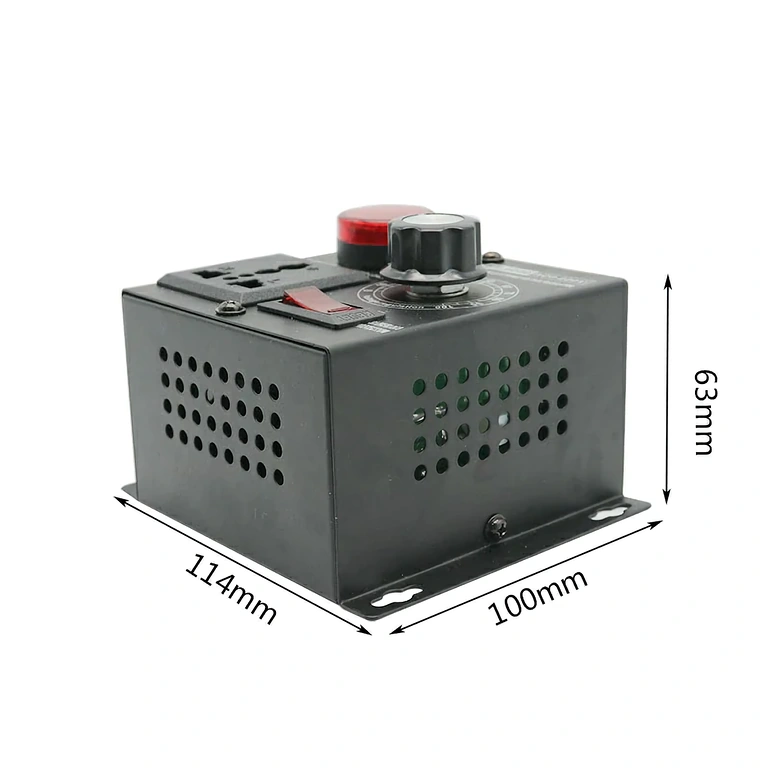 Urządzenie do regulacji prędkości silników elektrycznych z wyświetlaczem cyfrowym i przełącznikiem ON/OFF