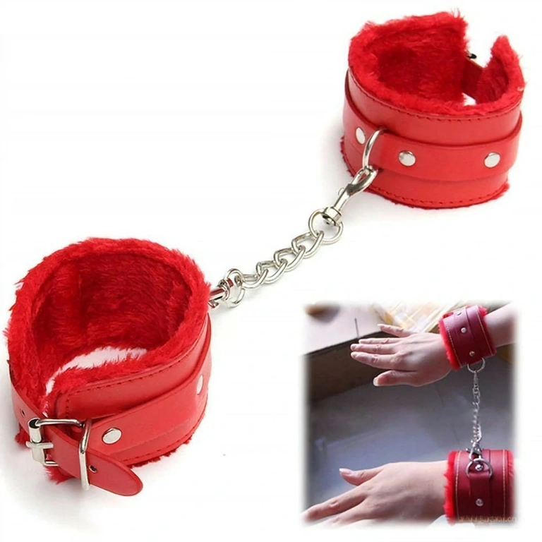 Kajdanki erotyczne do zabaw w sypialni Akcesorium erotyczne do ograniczeń, idealne do gry wstępnej i fantazji