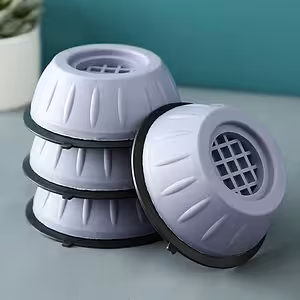 Podkładki Antywibracyjne z Gumowymi Nóżkami do Pralki i Suszarki – Zestaw 4 sztuk, Antyhałas i Antypoślizgowe