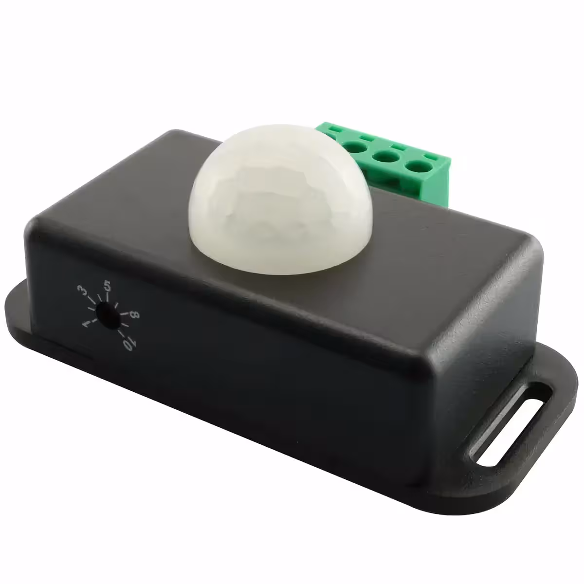 Czujnik obecności PIR z wykrywaniem ruchu, zasilanie 12-24V, oszczędność energii