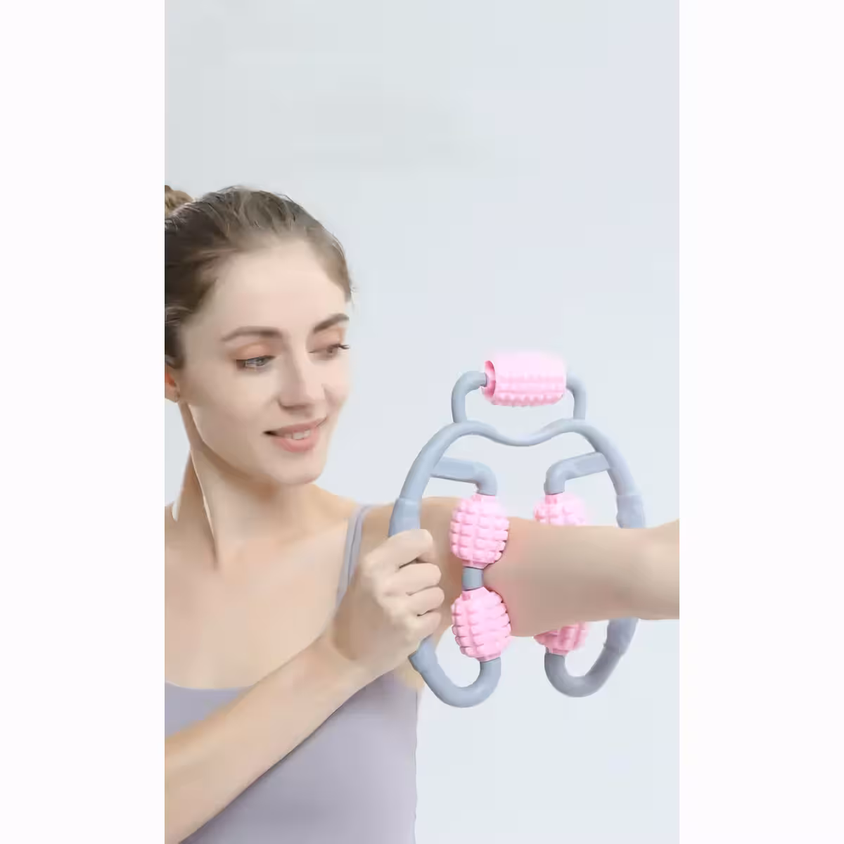 Ręczny masażer mięśni z rolkami redukującymi zmęczenie