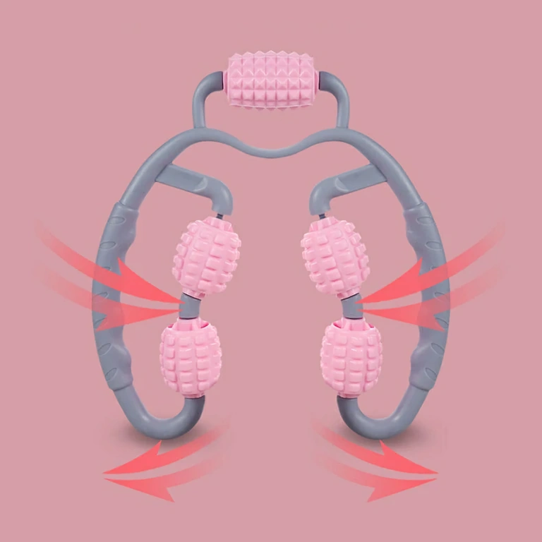 Masażer z silikonowymi rolkami do ciała Masaż antycellulitowy i mięśniowy z silikonowymi rolkami