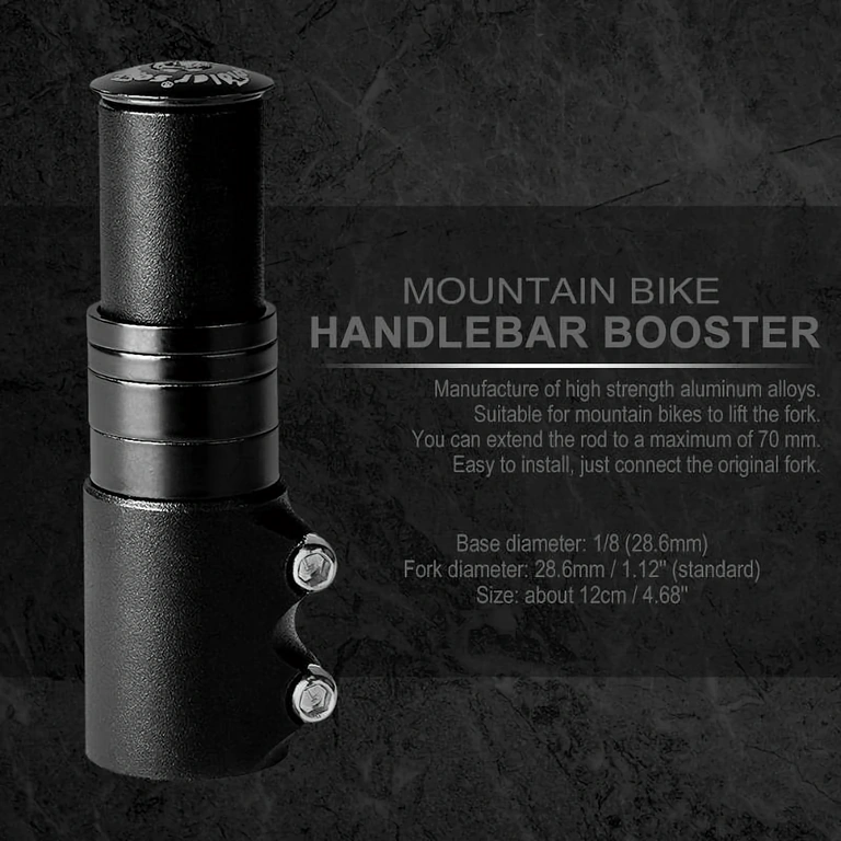 Przedłużenie rury sterowej do modernizacji kierownicy Modernizacja roweru z extenderem mostka – wysoki komfort