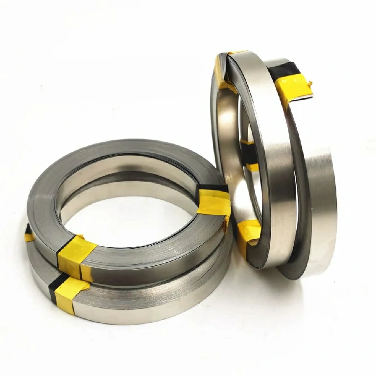 Płaskownik z czystego niklu do zgrzewania baterii Czysta taśma niklowa 99,96% do łączenia akumulatorów metodą spawania punktowego