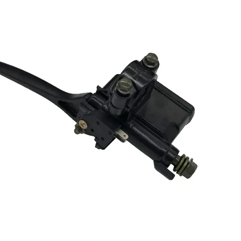 Pompa hamulca lewego na kierownicę 22mm Zespół dźwignia + pompa hamulcowa hydrauliczna lewa 7/8 cala