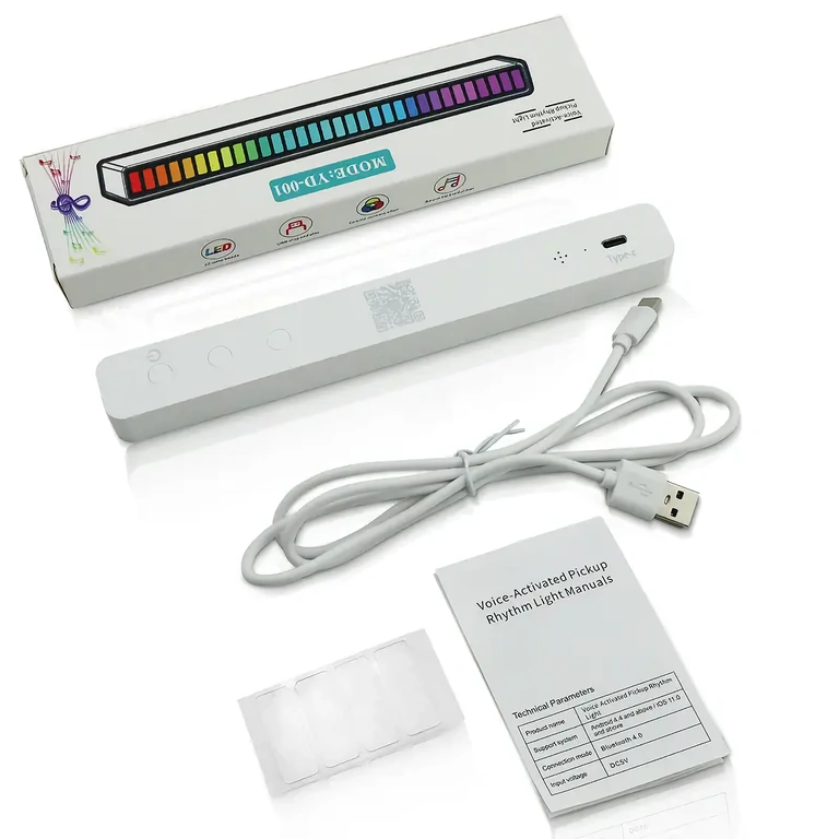 Listwa LED RGB z baterią, różne tryby oświetlenia i rytm muzyczny