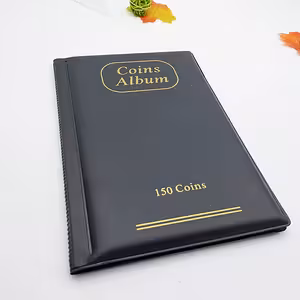 Album monede colecție – Clasor 150 compartimente pentru numismatică, timbre, jetoane