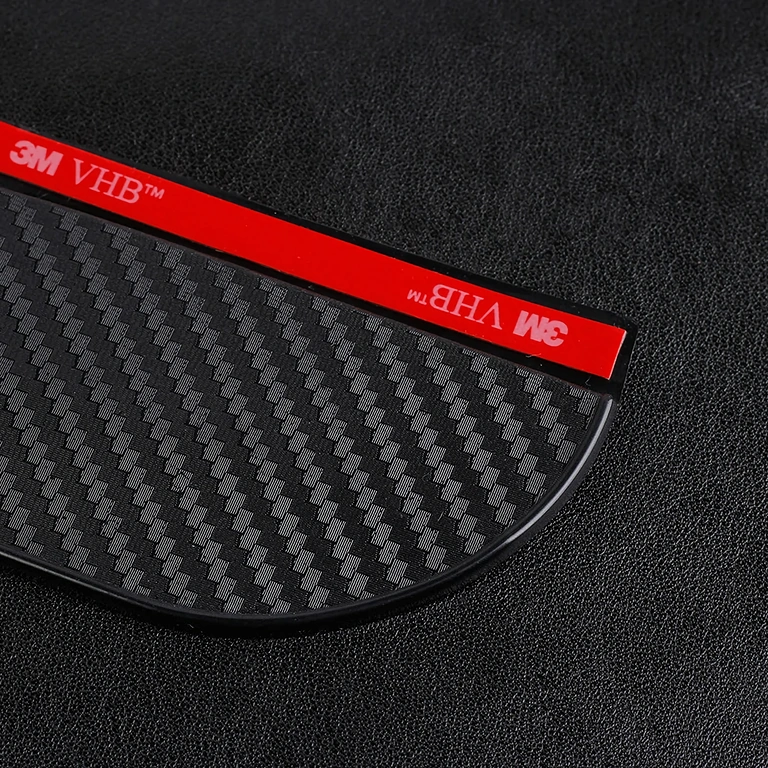 Kompletny zestaw osłon z włókna węglowego do lusterek auto, ochrona przed deszczem