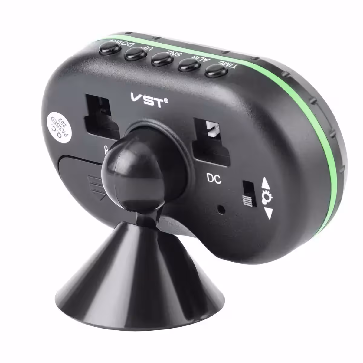 Zegar cyfrowy z wyświetlaczem napięcia i temperatury auta