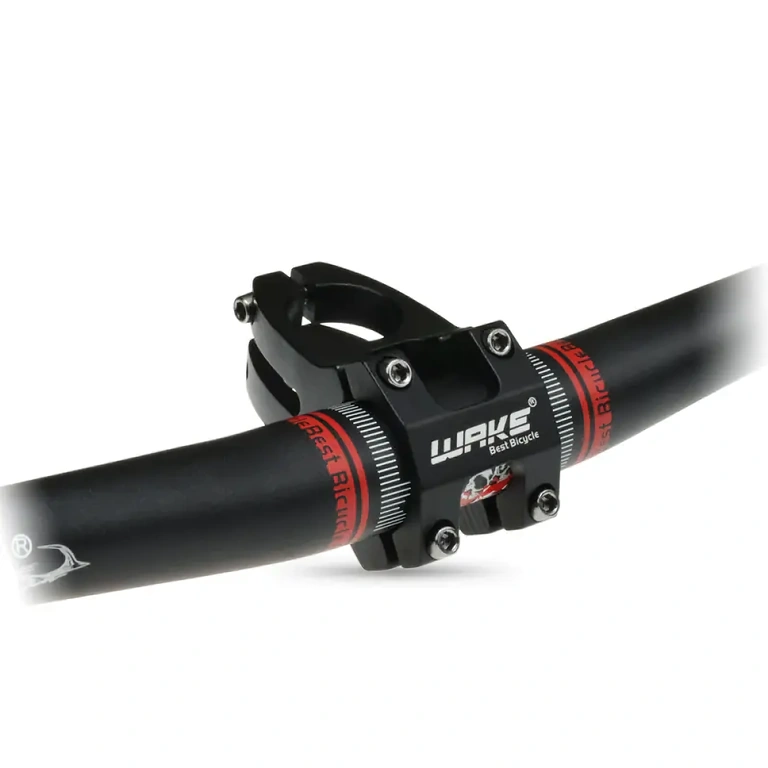 Krótki mostek kierownicy aluminiowy czarny do roweru Krótki wspornik czarny do roweru MTB, większy komfort i lepsza kontrola