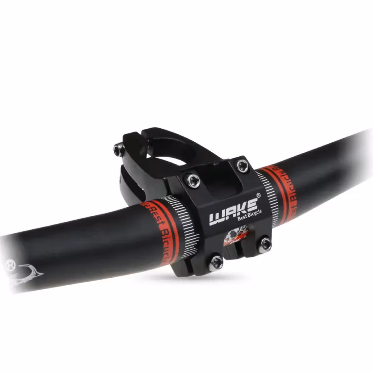 Krótki wspornik czarny do roweru MTB, większy komfort i lepsza kontrola