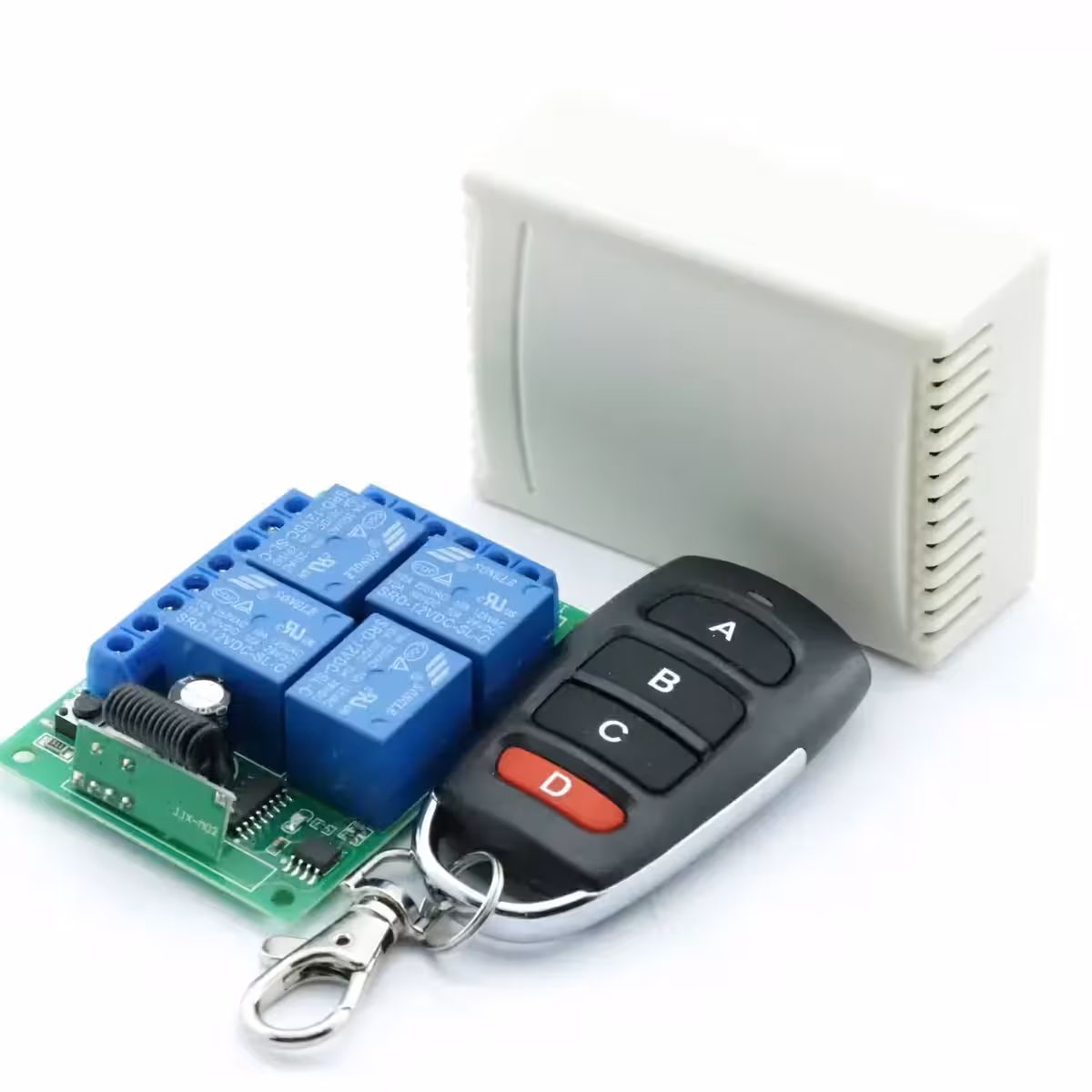 Bezprzewodowy moduł przekaźnika 433,92 MHz, zasilanie 12V