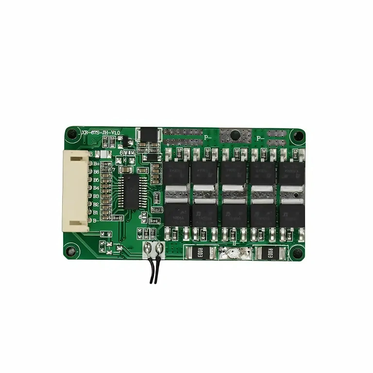 BMS 7S do akumulatorów litowo-jonowych Moduł ochrony i kontroli ładowania/rozładowania akumulatorów Li-ion 7S