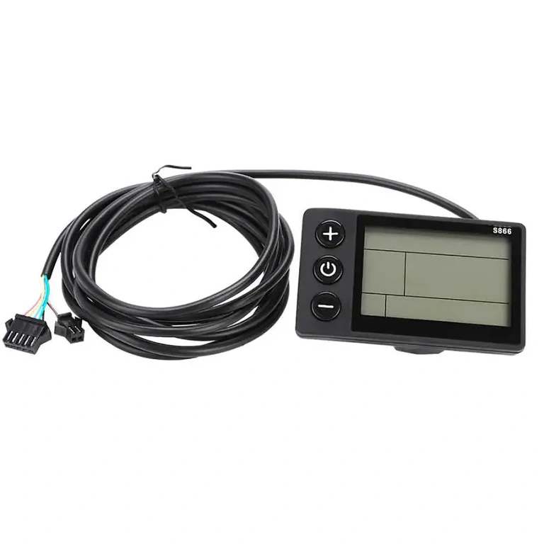 Set controler motor brushless cu display S866 pentru e-bike și trotinetă