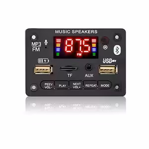 Moduł Audio Bluetooth 5.0 z Radiem FM, MP3 i Wzmacniaczem Stereo 2x40W 5V/12V