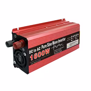 Inwerter 1600W Czysta Fala Sinus 12V na 220V – Moc Ciągła 800W