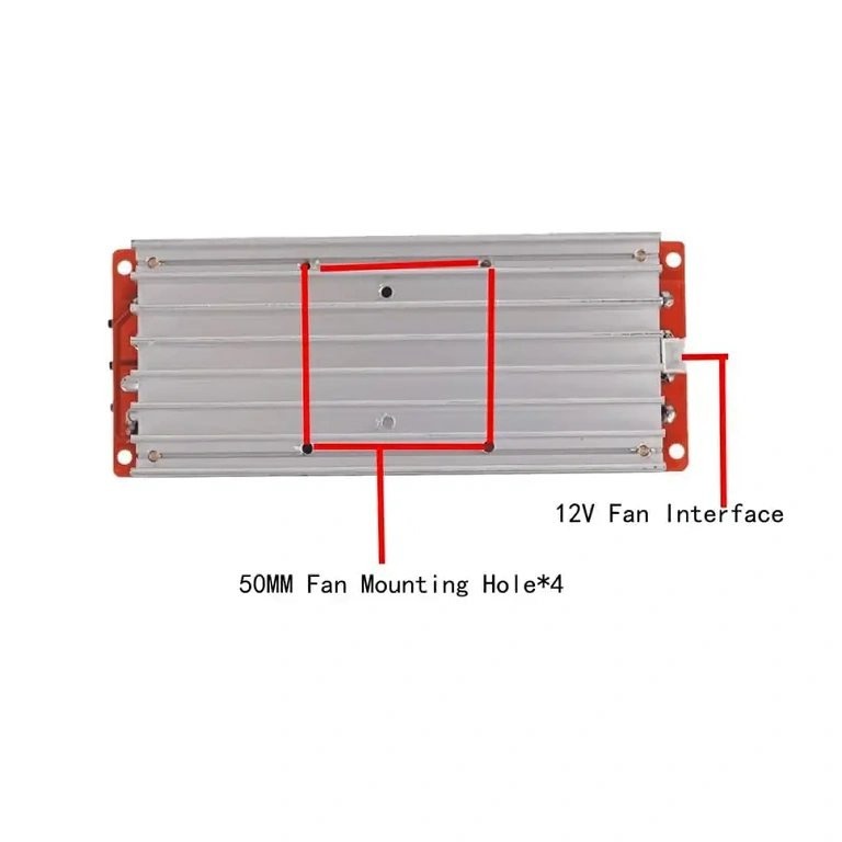 Moduł boost z radiatorem dla efektywnego chłodzenia Konwerter DC-DC z aktywnym odprowadzaniem ciepła, do pracy ciągłej