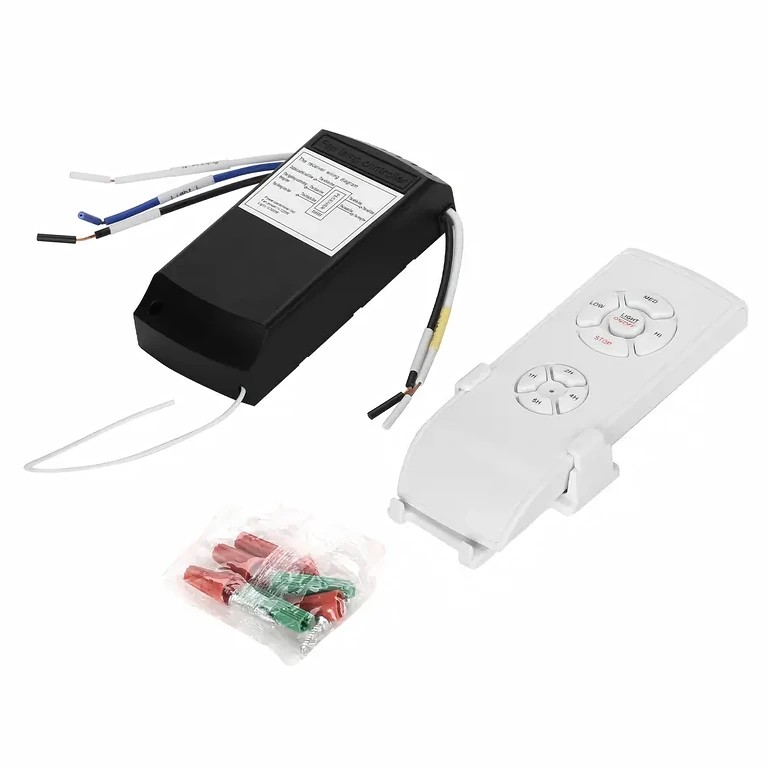 Zestaw pilot + odbiornik 220V Pilot z odbiornikiem 220V do wentylatora lub ściemnialnej lampy