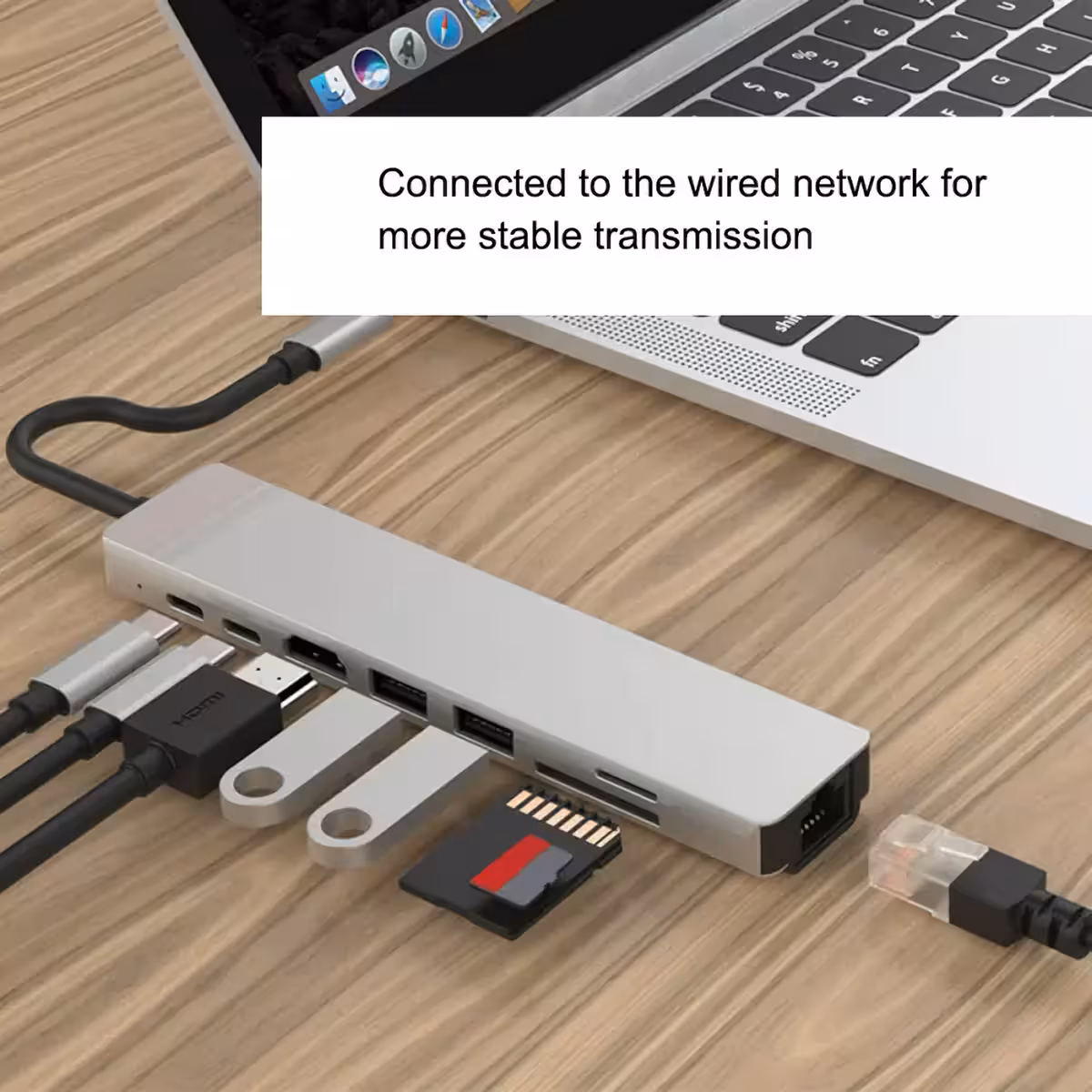 Hub USB-C z wieloma portami dla MacBook Air