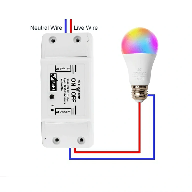 Schema electrică pentru releu inteligent Schema electrică și instrucțiuni pentru cablarea releului smart cu 1 canal