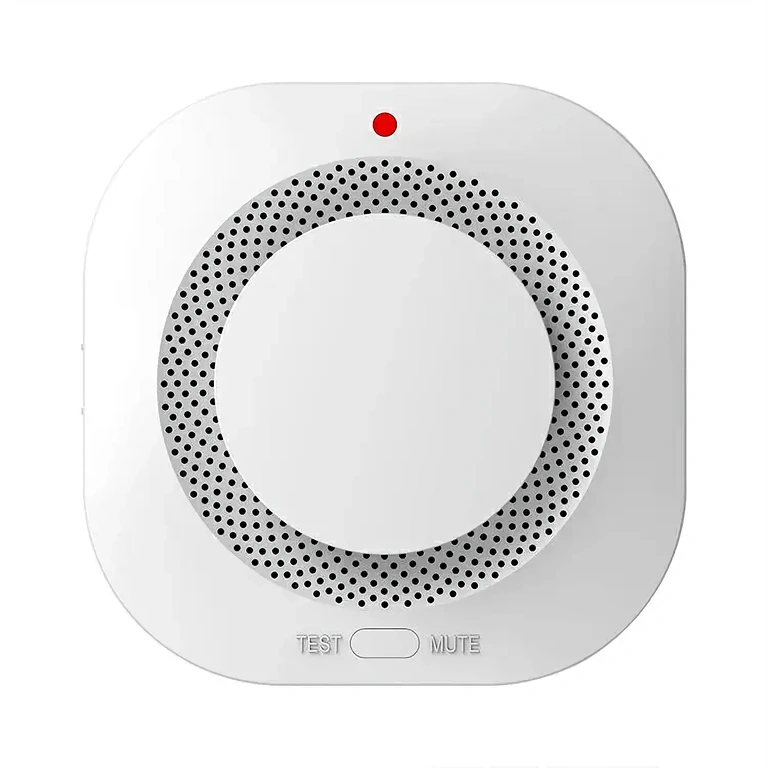Alarm dymu WiFi kompatybilny z Tuya Alarm przeciwpożarowy z technologią WiFi do ochrony domu
