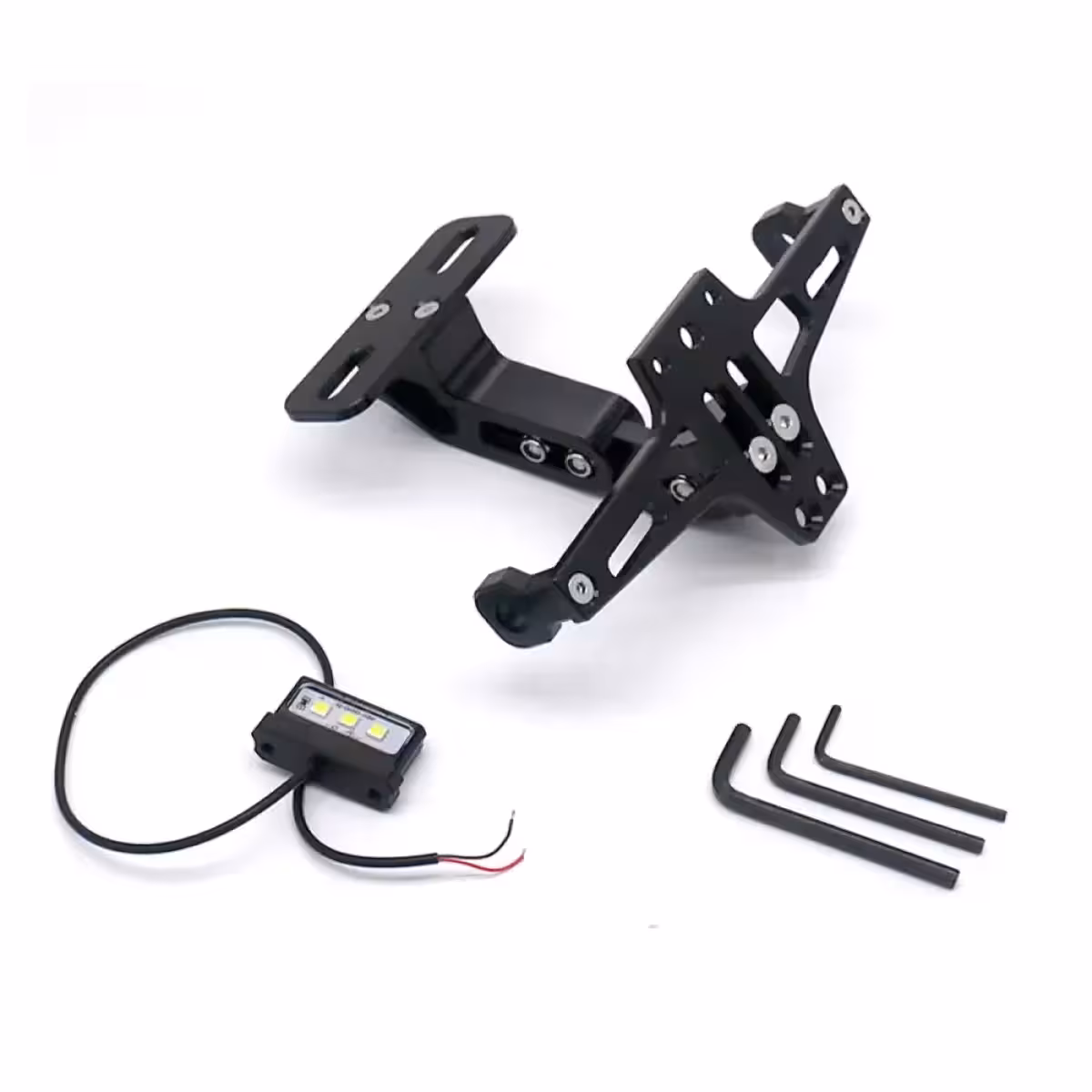 Oświetlenie LED dla widoczności tablicy rejestracyjnej motocykla