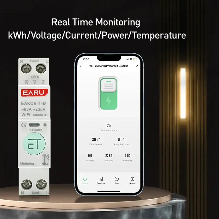 Nastavitelný proudový limit Nastavitelná ochranná funkce pro prevenci přetížení instalace